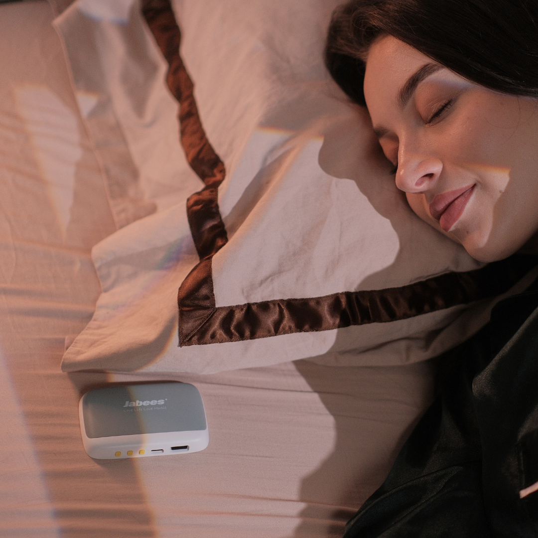 Jabees PEACE Pillow Speaker - Ultra-Thin Bone Conduction Sleep Speaker for Comfortable and Healthy Bedtime Audio-2