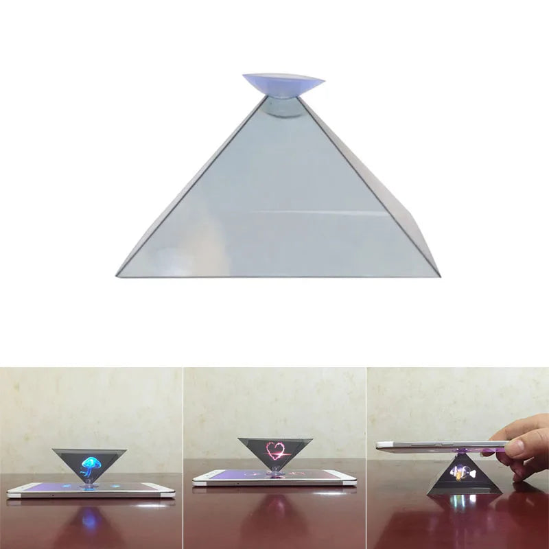 3D Hologram Pyramid Display Projector