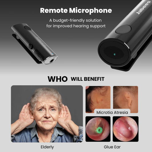 HearLink 3-In-1 Bluetooth Microphone A Cost-Effective Alternative to BAHA Device for HOH-1
