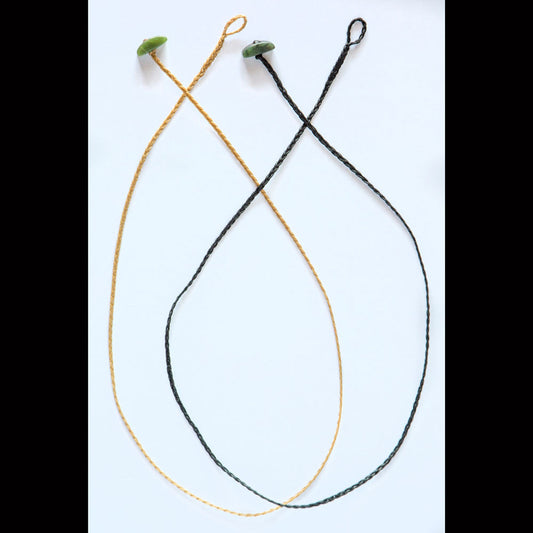 Plaited Cords with Jade Toggles -C5-1