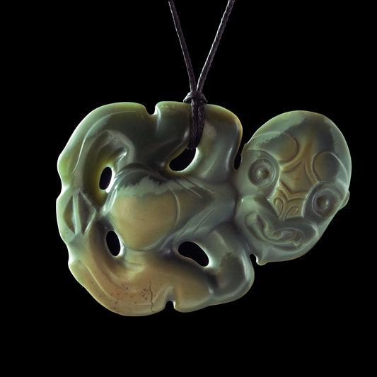 Large Multi coloured Inganga Tiki by Al Brown-0